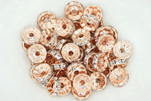Load image into Gallery viewer, Rose Gold Rhinestone (Metal)