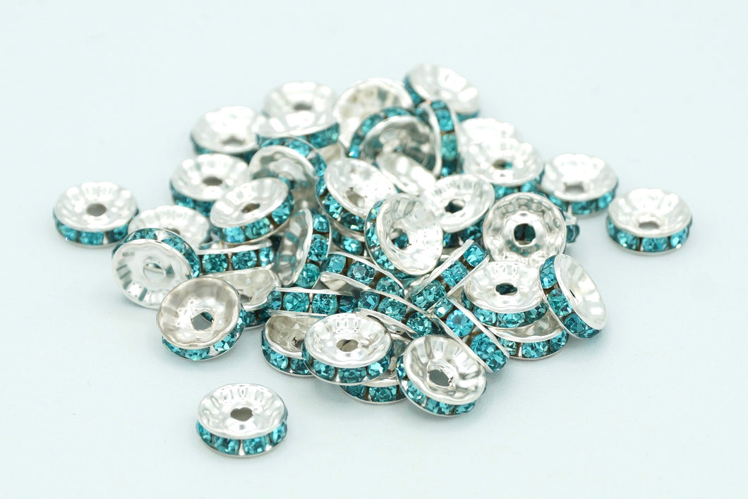 Turquoise Rhinestone (Metal)