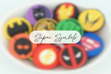 Load image into Gallery viewer, Superhero Symbols (PVC)