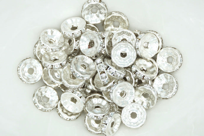 Silver Rhinestone (Metal)