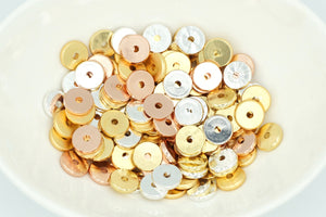 Shiny Gold Metal Spacer