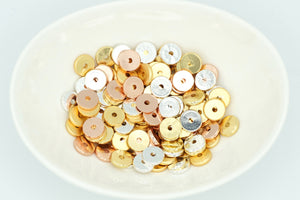 Shiny Gold Metal Spacer