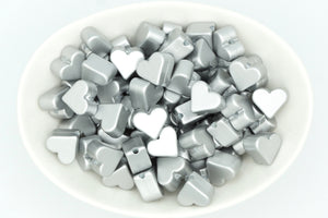Silver (14mm Heart)