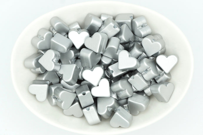 Silver (14mm Heart)