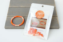 Load image into Gallery viewer, Orange Ombre * 6mm* DIY Bracelet Kit