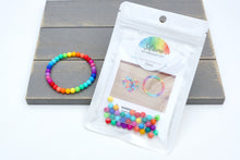 Load image into Gallery viewer, Rainbow Bright * 6mm* DIY Bracelet Kit