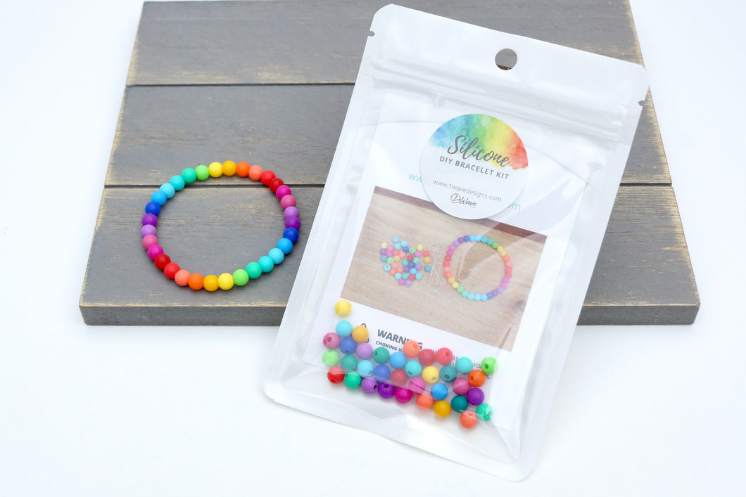 Rainbow Bright * 6mm* DIY Bracelet Kit