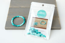 Load image into Gallery viewer, Turquoise Ombre * 6mm* DIY Bracelet Kit
