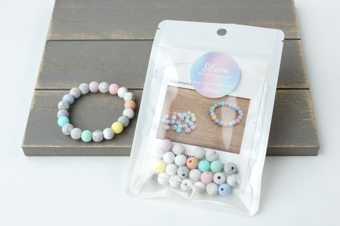 Pastel Marble DIY Bracelet Kit
