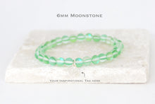 Load image into Gallery viewer, Emerald Moonstone DIY Bracelet Kit