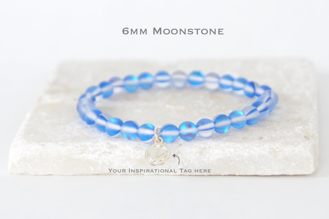 Sapphire Moonstone DIY Bracelet Kit