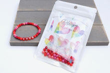 Load image into Gallery viewer, Red Personalized DIY Bracelet Kit