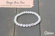 Load image into Gallery viewer, Custom Personalized Stretch Bracelet (6mm)