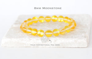 Amber Moonstone DIY Bracelet Kit