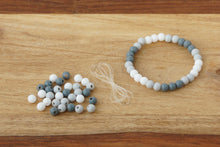 Load image into Gallery viewer, Grey Ombre * 6mm* DIY Bracelet Kit