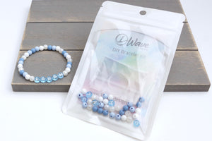 Light Blue Personalized DIY Bracelet Kit
