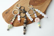 Load image into Gallery viewer, Personalized Beaded Keychain