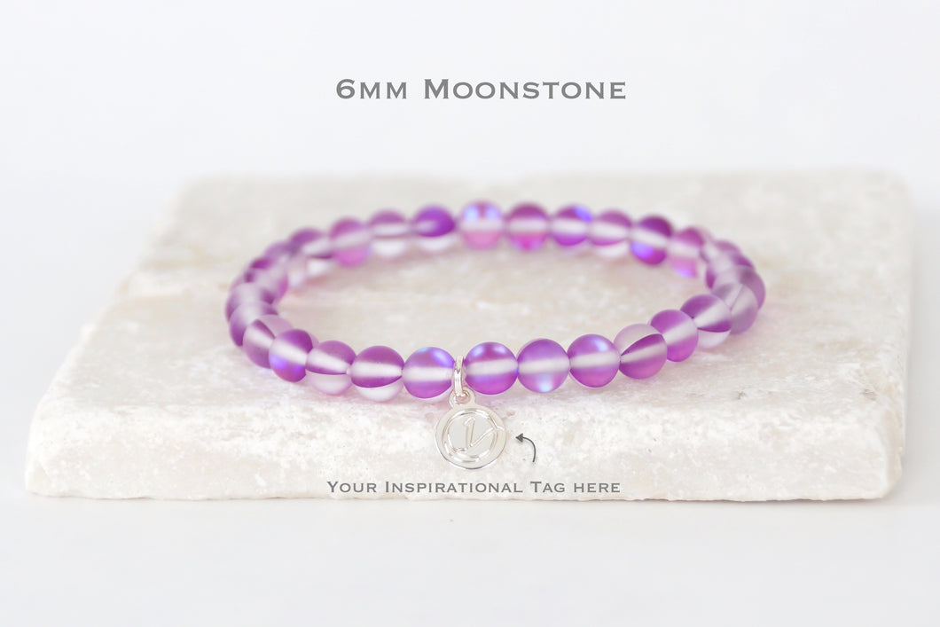 Violet Moonstone DIY Bracelet Kit