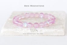 Load image into Gallery viewer, Lilac Moonstone DIY Bracelet Kit
