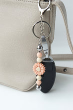 Load image into Gallery viewer, Flower Beaded Keychain