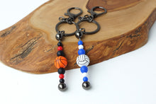 Load image into Gallery viewer, Custom Sports Beaded Keychain