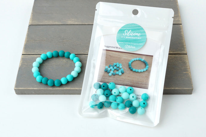 Turquoise Ombre DIY Bracelet Kit