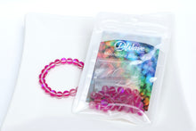 Load image into Gallery viewer, Fuchsia Moonstone DIY Bracelet Kit