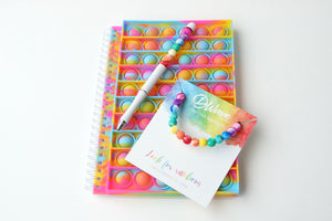 Pop It Gift Set (Rainbow Tie-Dye)