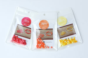 Orange Ombre * 6mm* DIY Bracelet Kit