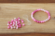 Load image into Gallery viewer, Pink Ombre * 6mm* DIY Bracelet Kit
