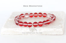 Load image into Gallery viewer, Ruby Moonstone DIY Bracelet Kit