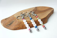 Load image into Gallery viewer, Personalized Beaded Keychain (Custom Colours)