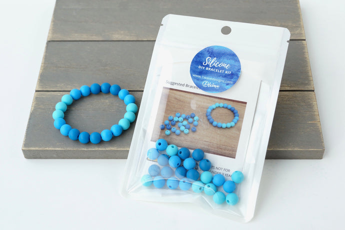 Aqua Ombre DIY Bracelet Kit