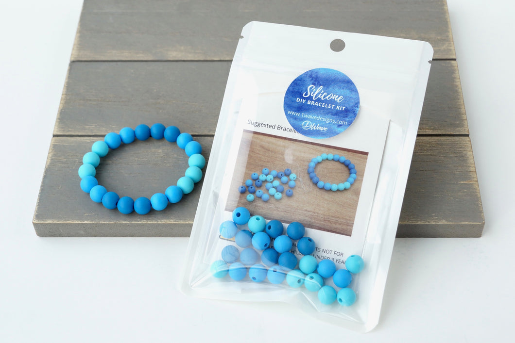 Aqua Ombre DIY Bracelet Kit
