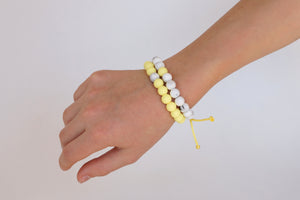 Butter Yellow Marble Set
